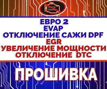 чипы: Прошивка авто Переход на нормы токсичности Евро-2/Евро-0 (Отключение — 1