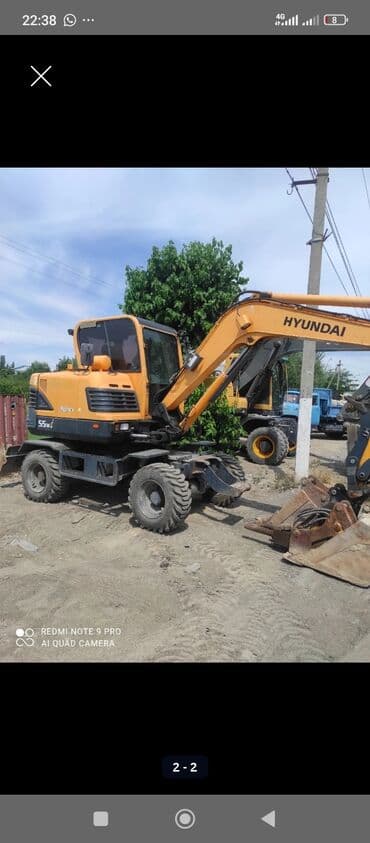 Экскаватор, Hyundai, 2013 г., Колесный at lalafo.kg Экскаватор, Hyundai, 2013 г., Колесный