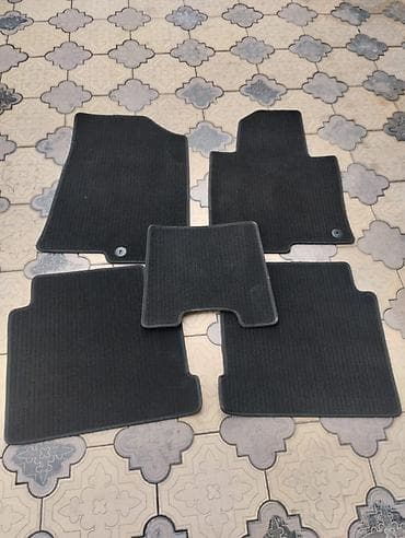 Плоские Ворсовые Полики Для салона Kia, цвет - Серый, Б/у, Самовывоз