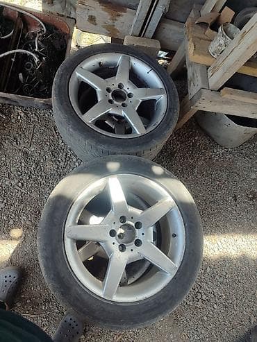Колеса в сборе 225 / 55 / R 17, Б/у, Комплект, отверстий - 5