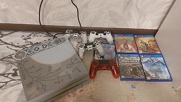 Sony PlayStation: Игровая консоль PlayStation 4 (ограниченная серия God of War — 1