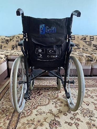 Медицинская мебель: Инвалидная коляска б/у но в хорошем состоянии т.к. пользовались — 2