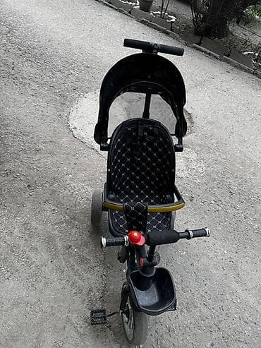 трёхколёсные велосипеды: Детский трёхколёсный велосипед-коляска - Тип: 3-в-1 — можно катить — 4