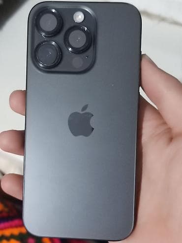 Тиричилик техникасы: IPhone 15 Pro, Колдонулган, 128 ГБ, Кара, Коргоочу айнек, 88 % — 1