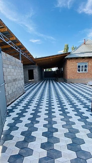 Паркет: Укладка брусчаткиМощение двора тротуарной плиткой/брусчаткой под — 7