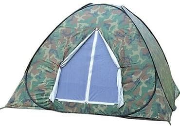 Чатырлар: Палатка-автомат Wildman туристическая 4-х местная однослойная Милитари — 1