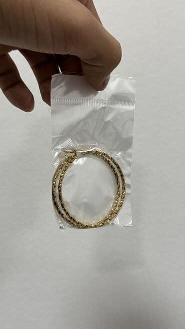 свадебные платья со стразами: От 150-1000 Набор женских серёг-колец, золотистый металл. В — 3