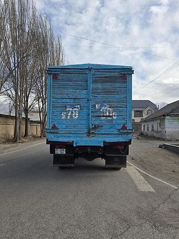 игрушечный зил: Грузовой автомобиль ЗИЛ с борт-фургоном (деревянный кузов) Описание — 3