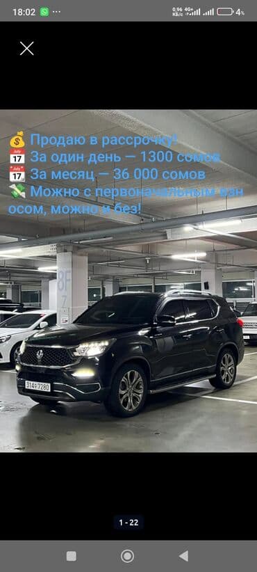 срочно продаю в связи с переездом: Ssangyong Rexton: 2019 г., 2.2 л, Типтроник, Дизель, Жол тандабас — 24