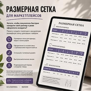 фундамент уста: Профессиональная разработка размерных сеток для маркетплейсов Что — 1