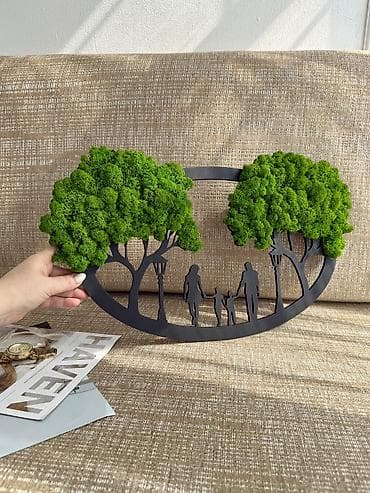 скорый: Панно «Семья» Фито-декор, который прекрасно впишется в любой — 7