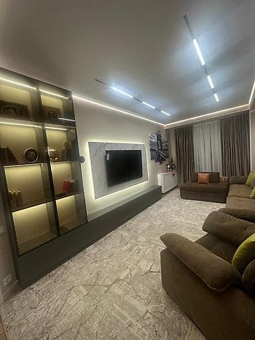 seven development: 3 комнаты, 137 м², Асанбай мкр Элитка, 2 этаж, Дизайнерский ремонт — 1