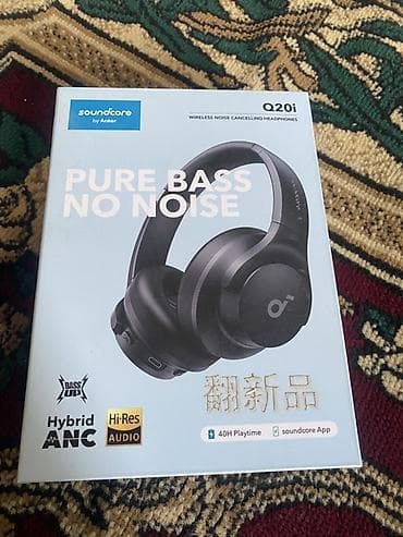 Беспроводные накладные наушники Soundcore by Anker Q20i - Гибридное at lalafo.kg Беспроводные накладные наушники Soundcore by Anker Q20i - Гибридное