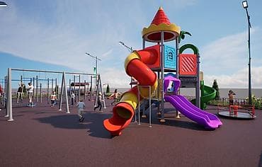 детские игровые площадки: Детская площадка Для улицы — 4