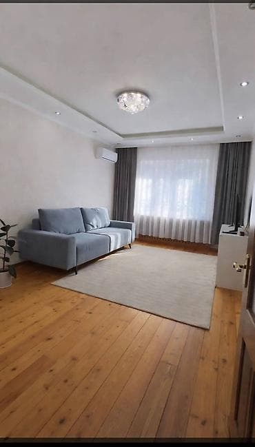 Квартиры: 2 комнаты, 72 м², Асанбай мкр 106 серия, 1 этаж, Дизайнерский ремонт — 1