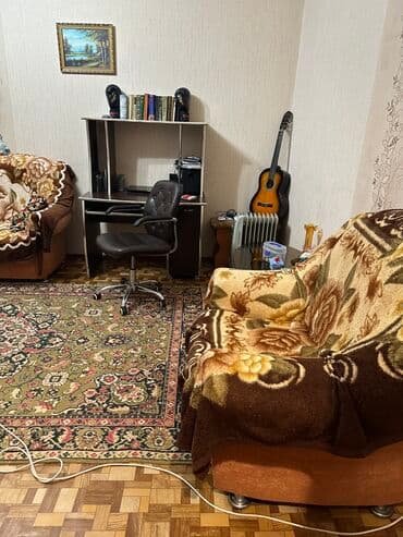 микрорайоны: 3 бөлмө, 60 кв. м, 105-серия, 1 кабат, Косметикалык ремонт — 2