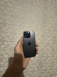 ноутбук дёшево: IPhone 14 Pro, Б/у, 256 ГБ, Black Titanium, Коробка, 84 % — 5