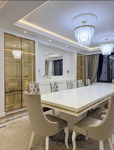 dinner table: Стол и стул для зала, Новый, цвет - Белый — 4