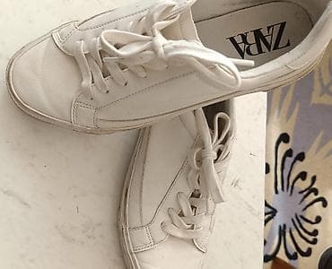 польша обувь: Ботинки, 39, Zara, Б/у, цвет - Белый — 3