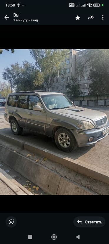 домкрат для джипа: Hyundai Terracan: 2003 г. — 1
