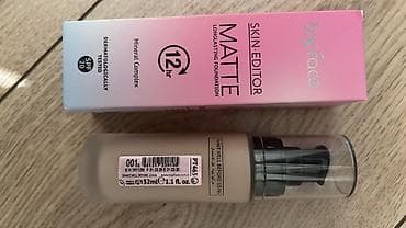 чёрный маска: Topface Skin Editor Matte Longlasting Foundation - Матирующий — 4