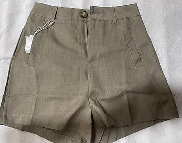 женские шорты бермуды с лампасами: Шорты, Бермуды, Лето, Новый, S — 1