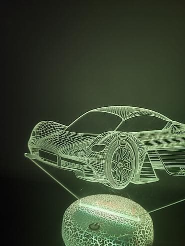 другие: Продаётся LED ночник в виде машинки (спорткар), в комплекте зарядка — 4