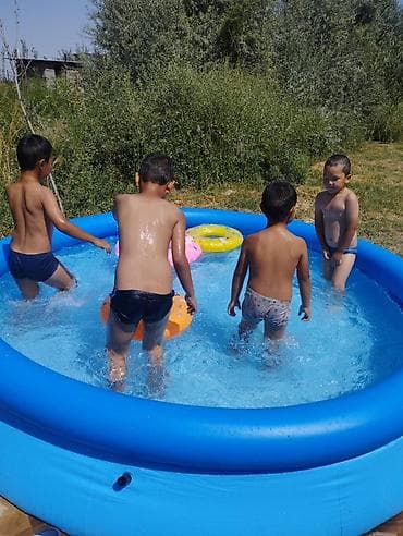 футбольный формы: Бассейн сатылат. Состояниясы эң мыкты. Туурасы: 2,4 метр. Суу 2 тонна — 1