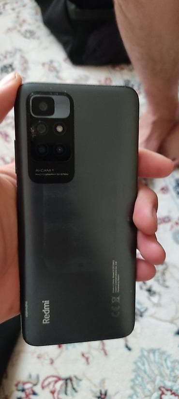 ps5 lalafo: Redmi, Redmi 10, Б/у, 128 ГБ, цвет - Черный, 2 SIM — 1