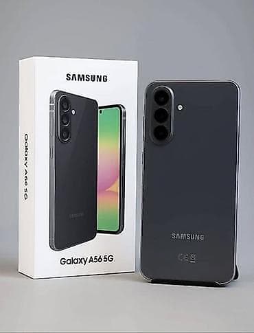 12 pro max 128: Samsung Galaxy A56 5G, Б/у, 256 ГБ, цвет - Черный, 2 SIM — 1