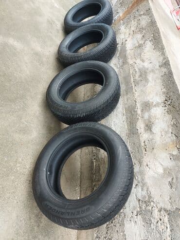 зимные шины 15: Состояние отличное 215/60R16-4шт — 1