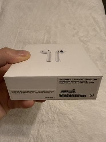 bluetooth speaker: Беспроводные вкладыши наушники, Apple, Airpods 2, Б/у — 10
