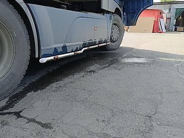 крепление бампера: Наружные накладки порогов DAF, 2015 г., Б/у, Оригинал — 5