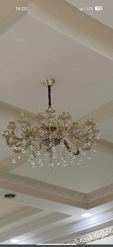 Ремонт и строительство: Классические подвесные люстры с хрустальными подвесками - Материал — 2