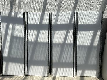 б у стелажи: Модульная торговая/складская система стеллажей Комплект включает: - — 3