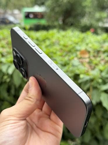 Техника и электроника: IPhone 15 Pro, Б/у, 256 ГБ, Black Titanium, 86 % — 4