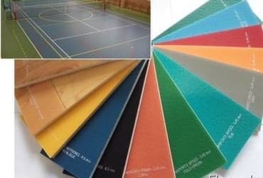 Спортивный линолеум для закрытых спортивных помещений, тренажёрных и