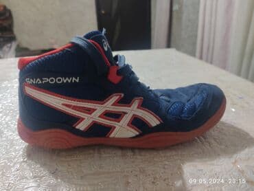 спортивные обувь: Мужские кроссовки, 37, Asics, Б/у, цвет - Синий, Платная доставка — 2