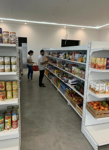 кассовое оборудование для магазина: Полка металические — 1