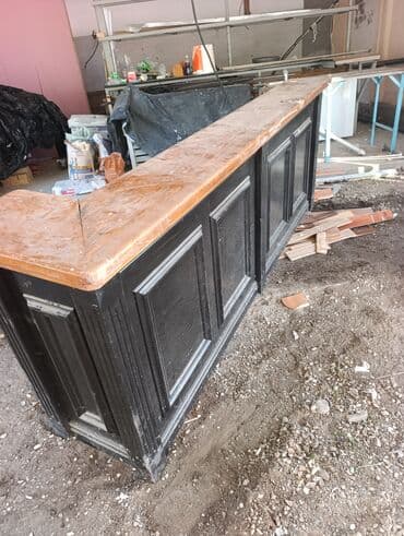 Шкафы: Барный стол, стойка, Дерево — 1