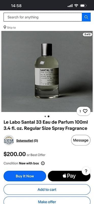 armani code: ✨ Le Labo Santal 33 — 100 ml Eau de Parfum Тот самый Santal 33 — — 3