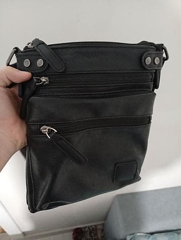 Барсетка, Материал: Искусственная кожа, Множество карманов, Б/у