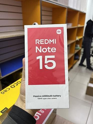 Redmi, Redmi Note 15, 256 ГБ, цвет - Голубой at lalafo.kg Redmi, Redmi Note 15, 256 ГБ, цвет - Голубой