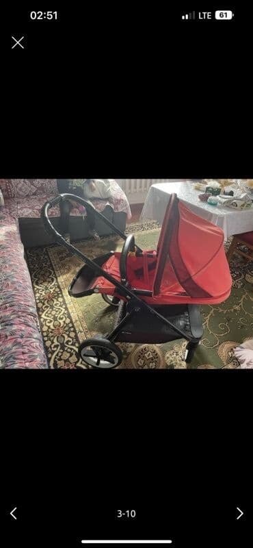 cybex коляски цена бишкек: Коляска, цвет - Черный, Б/у — 4