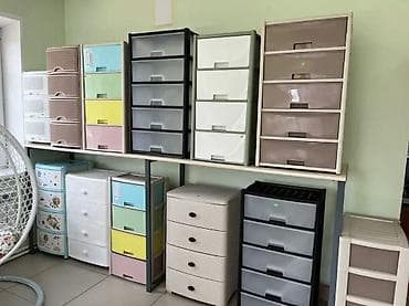 камод: Комод для одежды, Новый, Без зеркала, Пластик, Самовывоз, Платная доставка — 5