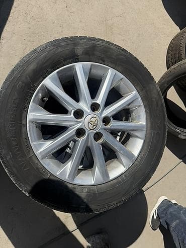 Колеса в сборе 215 / 60 / R 16, Лето, Б/у, Комплект, Легковые, Литые, отверстий - 5