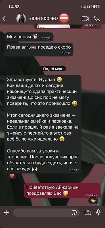 a 13: Курсы вождения | (B) | Частный инструктор — 5