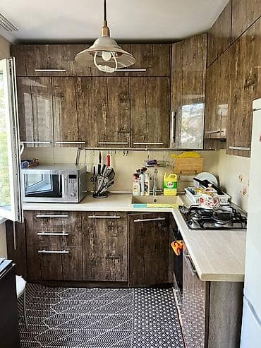 суточный квартира бишкек 2 комнат: 2 комнаты, Агентство недвижимости, Без подселения, С мебелью полностью — 3