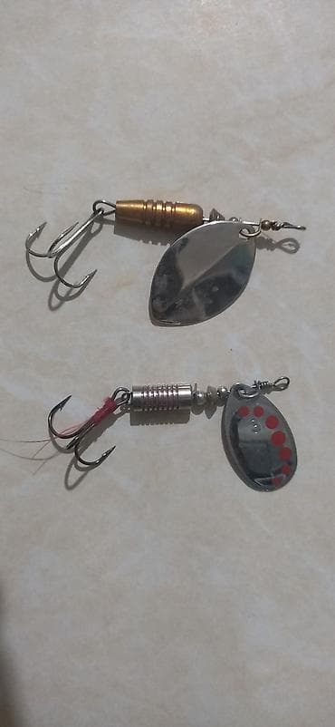 ваеный формы: Набор блёсен-вертушек с коробкой ОШ 🚩 мини торг - В комплекте 6 — 4