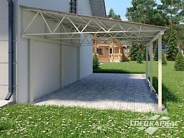 продаю еврокуб: Навес, Арочный, Металл, Поликарбонат, Установка — 10